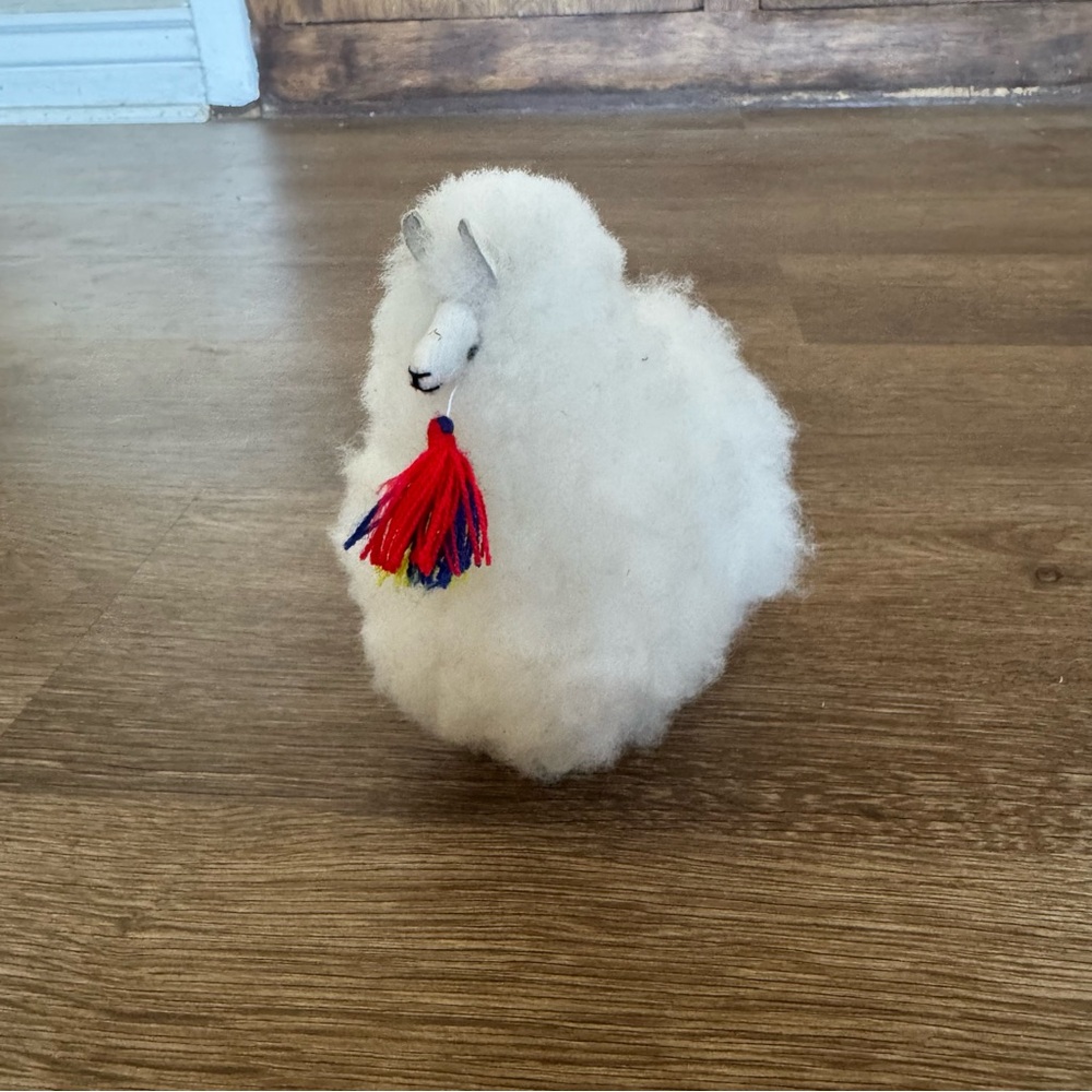 Alpaca Suri Stuffed Long Hair Peruvian Llamma Plush